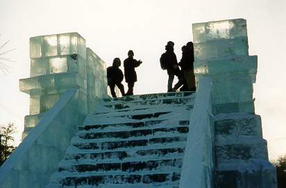 Ice staircase